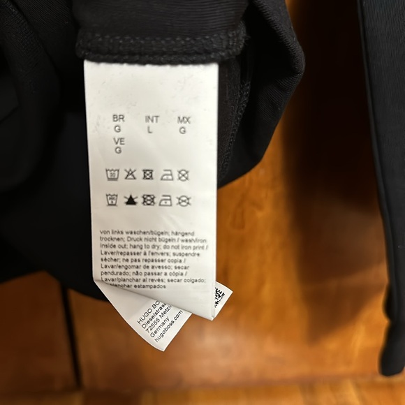 Brooklyn Nets NBA x Hugo Boss Black Bounce Logo Tri-Blend Pullover Hoodie - Size - Picture 8 of 8